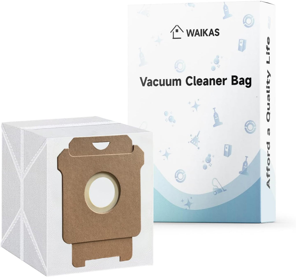 WAIKAS 6-Pack Replacement Vacuum Bags for iRobot Roomba | Compatible with i7+, i3+, i4+, i6+, i8+ & More
