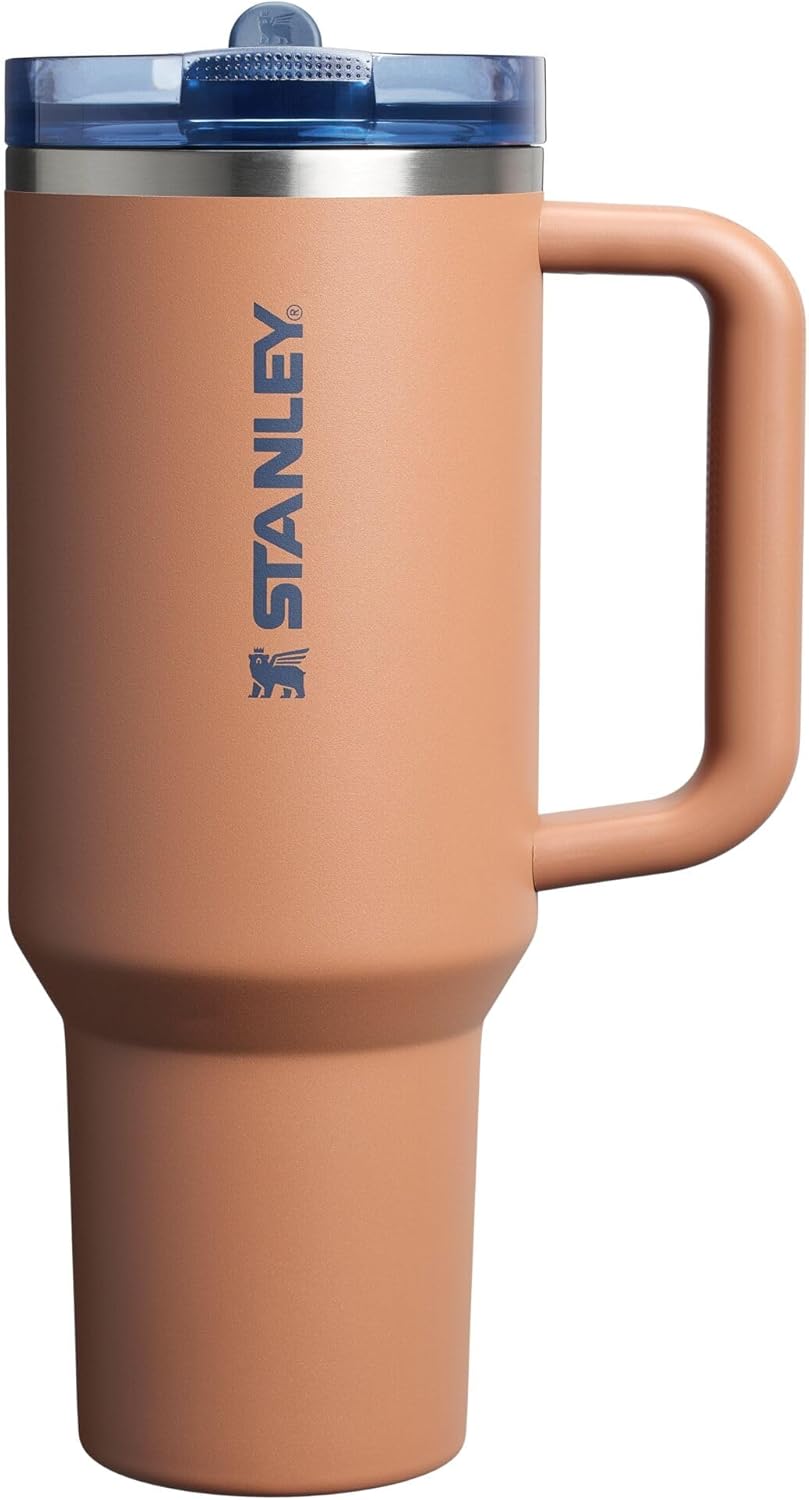 STANLEY Quencher ProTour 40 oz Tumbler - Leakproof Lid, Built-In Straw & Handle | Insulated Stainless Steel | BPA-Free | Toast VRT