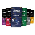 Lavazza Espresso Capsules - Variety Collection for Nespresso Machines | Light, Medium & Dark Roasts (60 Count)