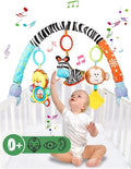 Pau1Hami1ton Baby Stroller Arch Toys - Adjustable Hanging Toy Bar for Crib, Car Seat & Bouncer - Zebra Design