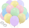 Skiennix 12-Inch Pastel Balloons - 100 Assorted Macaron Latex Party Balloons for Celebrations