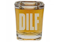 Rogue River Tactical Square Funny DILF Shot Glass Gift For Him Husband Dad Father Joke Gag Gift