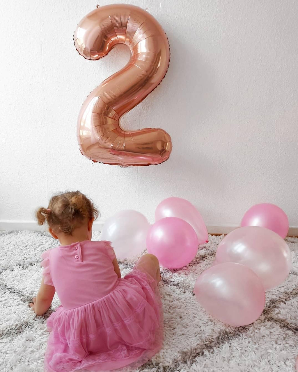 Rose Gold Number Balloons - 40 Inch 0 Balloon for Birthday Decorations | Perfect for Any Celebration