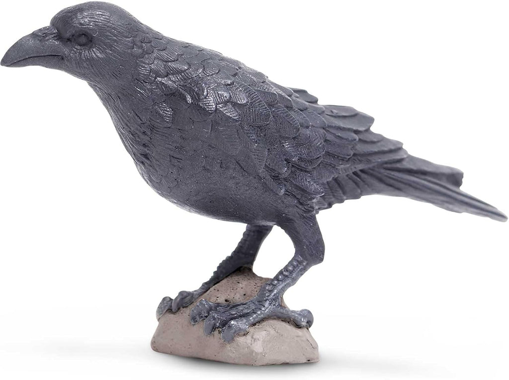 Safari Ltd. Raven Figurine - Realistic 3" Bird Model - Educational Toy for Kids Ages 3+