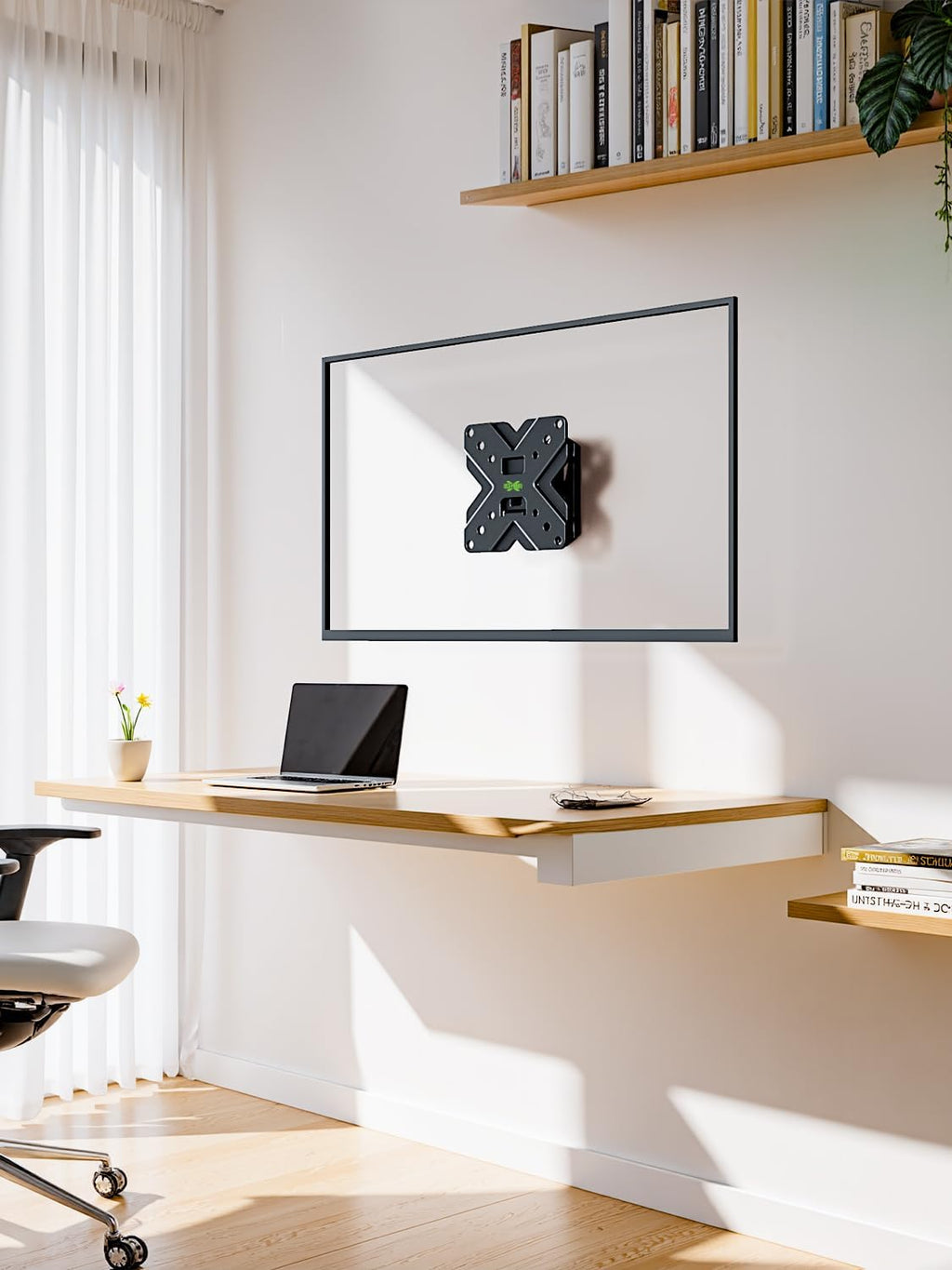 USX MOUNT Small TV Wall Mount Bracket - Swivel & Tilt VESA Mount for 10-32 Inch LED/OLED TVs | 22lb Capacity