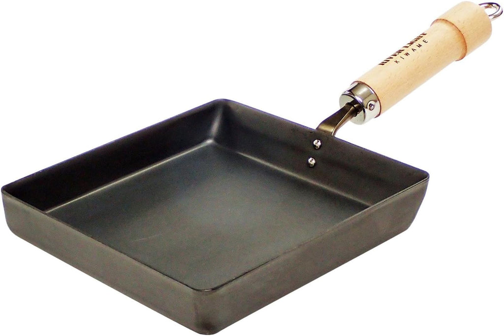 River Light Egg Pan, Iron Frying Pan, Extreme Japan, Large, Induction Compatible, Made in Japan