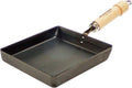 River Light Egg Pan, Iron Frying Pan, Extreme Japan, Large, Induction Compatible, Made in Japan