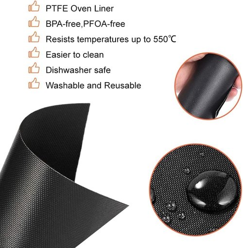 SIUDANGKA Air Fryer Liners Compatible with Emeril Lagasse 26 QT Extra Large Air Fryer, 4 PCS Air Fryer Oven Liners Reusable for Emeril Lagasse Accessories