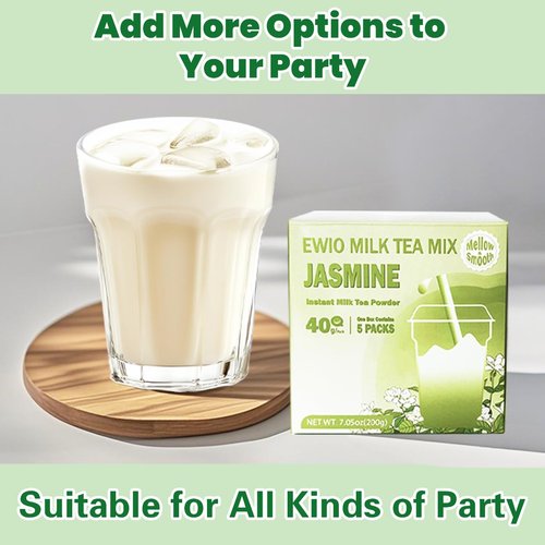 Milk Tea Mix Jasmine Flavor Instant Milk Tea Powder 40g x5 Packs