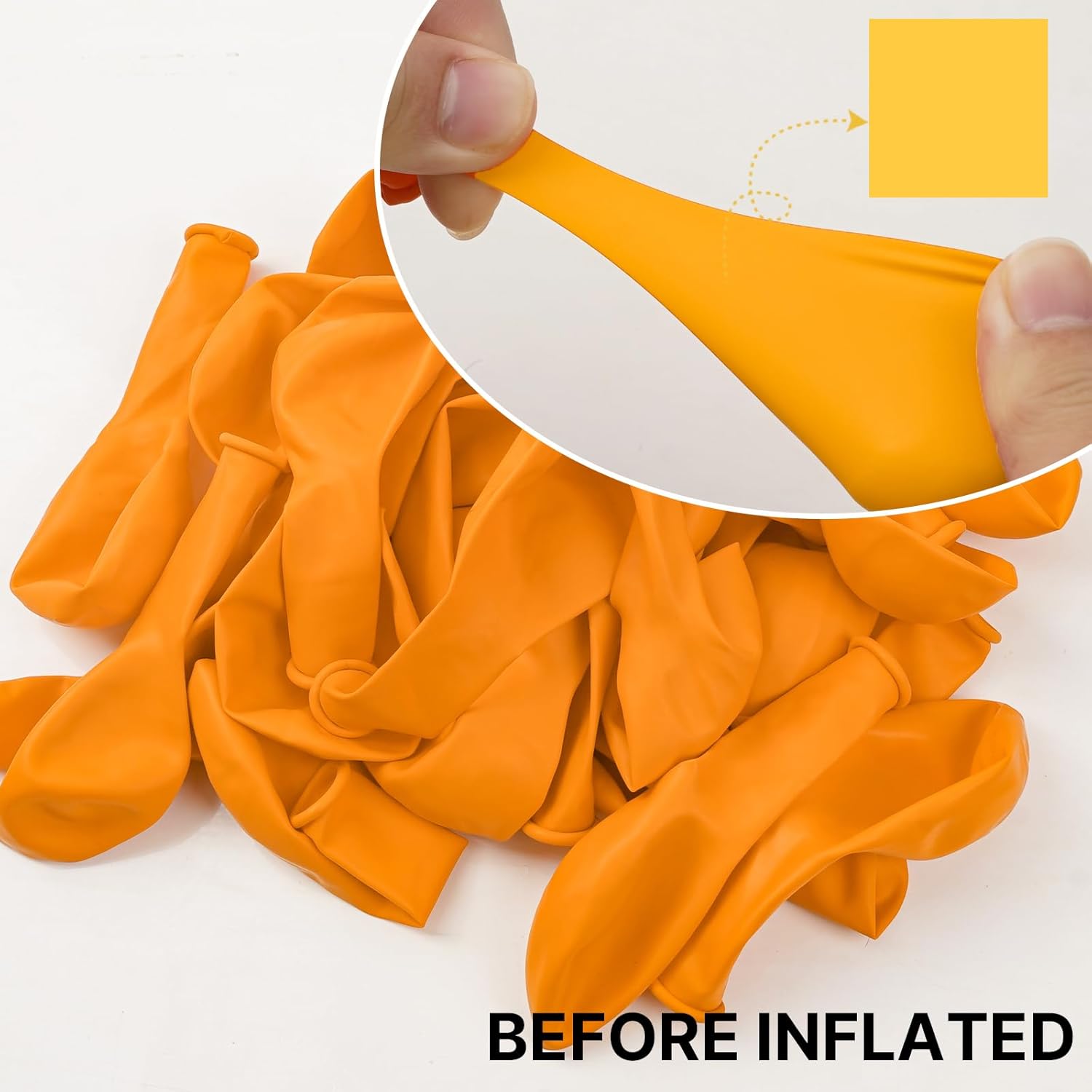 PartyWoo Mustard Yellow Balloons - 50pcs 12 Inch for Birthday, Graduation & Baby Showers