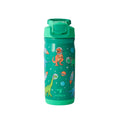 Reduce Hydrate Pro Kids 14oz Stainless Steel Insulated Water Bottle w/Straw – Spill Proof Tumbler for Kids – 30 Hour Cold Retention – Dishwasher Safe Leak-Proof Design - Jurassic Space