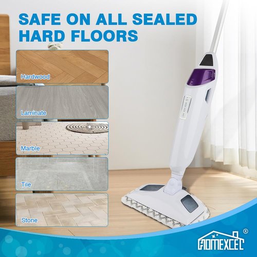 HOMEXCEL Steam Mop Replacement Pads Compatible with Bissell Powerfresh Steam Mop 1940 1806 1440 1544 Series, Model 19402 19404 19408 2685A 2075A 1940A 1940Q 1940T 1940W, Steam Mop Pads Refills, 4 Pack