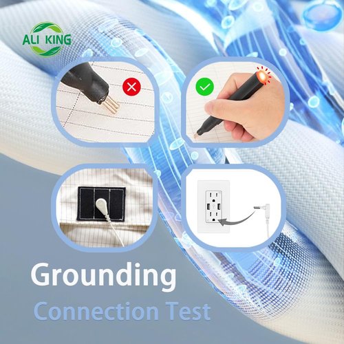 Ali King Grounding Sheets - Queen Size, Soft Cotton with Silver Fiber, 15'' Deep Pocket Earth Grounding Fitted Bed Sheets for Improved Sleep (Dark Gray, Queen 60''*80''*15'')