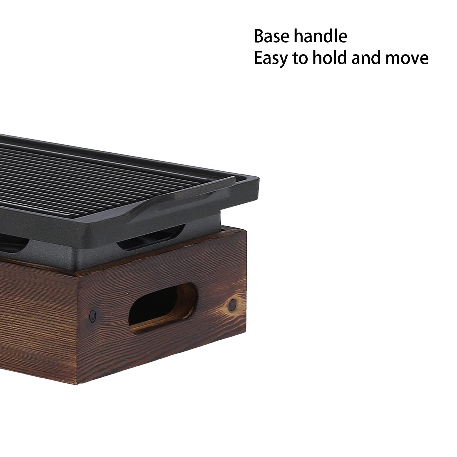 Japanese BBQ Gril, Double Thickened Grill Plate Smokeless Barbecue Grill Accessories Set Portable Charcoal Stove Barbecue Accessories Tools Household Indoor