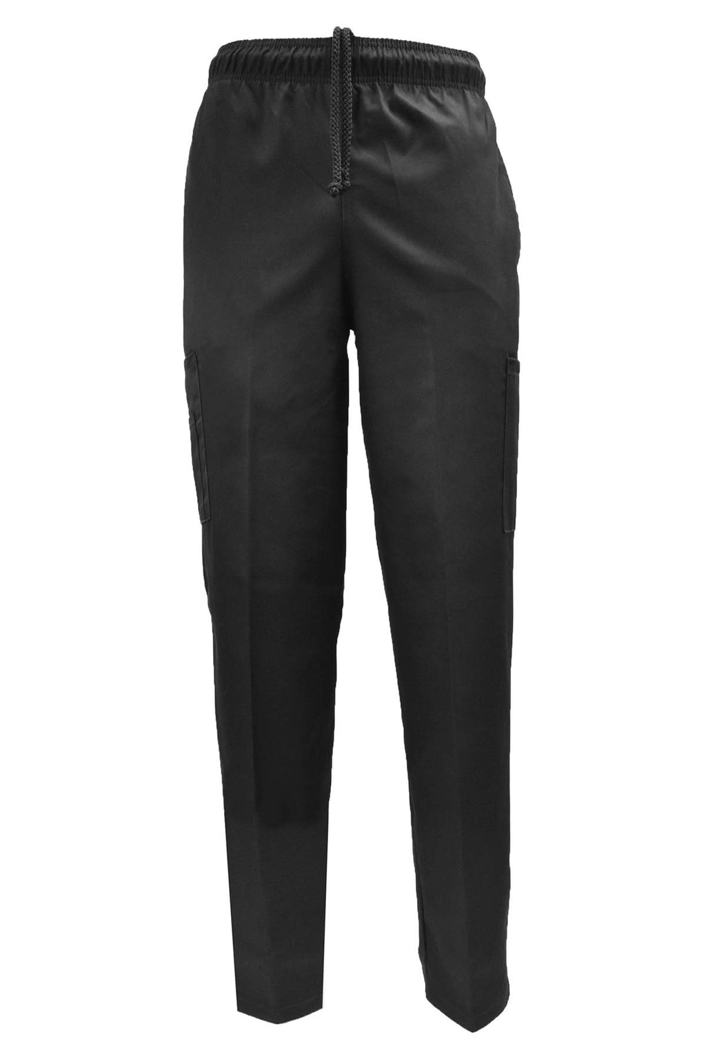 Natural Uniforms Classic 6 Pocket Black Chef Pants with Multi-Pack Quantities Available (3, X-Large)