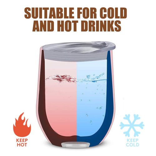 Amtidy 12 Pack Powder Coated Stainless Steel Tumbler with Lid,Equipped with straw and straw brush，12 oz Double Wall Vacuum Insulated Travel Tumbler Cup for Coffee, Wine, Cocktails