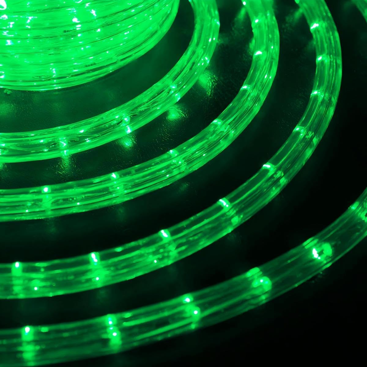 Skiennix 100ft LED Rope Lights - Waterproof, Flexible Tube Lighting with 8 Modes | Green for Outdoor & Indoor Decor