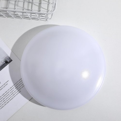 TEHAUX Plastic Ceiling Light Cover Round Lampshade for Bedroom Install Recessed Ceiling Lamp Shade Soft Light Filter Fixture Replacement Space Saving Lamp Cover for Home
