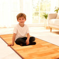 Heated Floor Mats, Heated Floor Carpet, Electric Heated Rug with Adjustable Temperature 12 Hour Timer, Radiant Floor Heater, for Yoga/Indoor/Under Desk (20x39 Inch/50x100 cm)