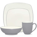 Noritake Colorwave Slate 4-Piece Square Place Setting, Service for 1
