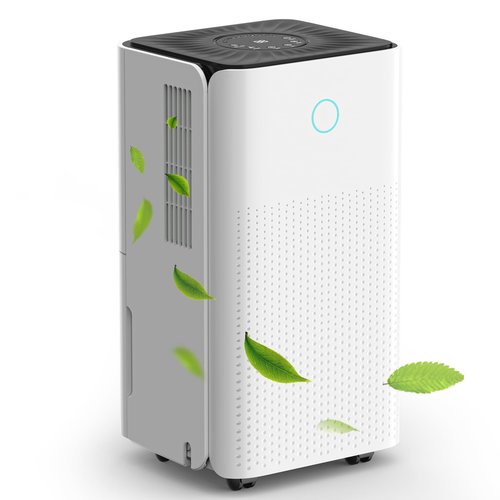2000 Sq.ft Dehumidifier for Basement, LUKO 30 Pint Dehumidifier with Drain Hose for Continuous Drainage, Intelligent Humidity Control Panel and 24H Timer, 3 Modes, Child Lock, Auto Defrost