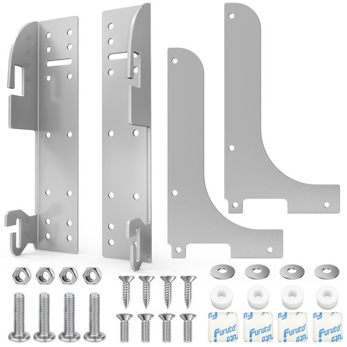 FOROIRON 5WB-DMKIT Door Mount Kit Compatible with Rev-A-Shelf 5WB1 5WB2 5CW2 Series Basket RV Shelf Door Mount Kit for Kitchen Base Cabinet Organizer