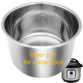Stainless Steel Inner Pot for Instant Pot 6QT, Upgrade Replacement Pot for Instant Pot 6 Quart, Food Grade 304 (18/8) Stainless Steel Insert for Instantpot with Thick Bottom, Non-Toxic (No Teflon)