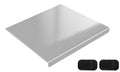 304 Stainless Steel Cutting Board with 2 Pack Non-Slip Mats, Yoposeo Heavy Duty Baking Cutting Chopping Boards for Kitchen, Meat, Fruits, Vegetables, Bread and Baking (15.7" X 11.8"/ 40 X 30cm)
