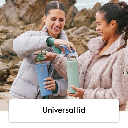 Takeya Actives Stainless Steel Water Bottle, Insulated Spout Lid, Keeps Drinks Cold 24 Hrs, Leakproof, Durable, Dishwasher Safe, Ideal for Gym, Travel, Fits Most Cup Holders, 24 oz/Arctic