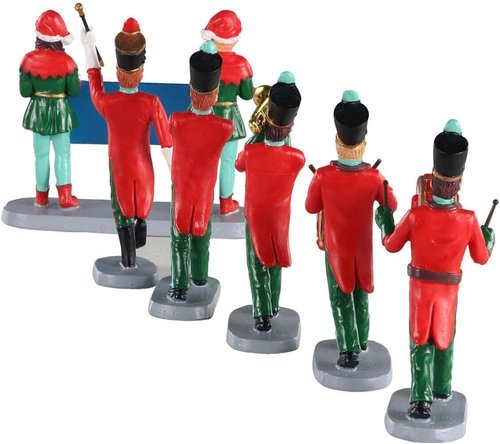 Lemax Christmas Village | Christmas On Parade Set of 6 | Festive Holiday Decor