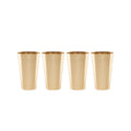 Cambridge EWMT04MTCB1BM 16 Oz Gold All-Purpose Cups, Set Of 4