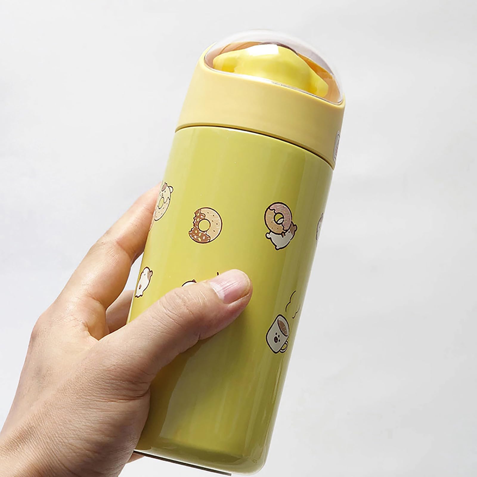 Anime Water Bottle Cute Water Bottle Stainless Steel Vacuum Insulated Coffee Mug Coffee Travel Mug, Keeps Beverages Hot or Cold