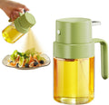 YARRAMATE Mini Oil Sprayer - 6.8 OZ Food-Grade Olive Oil Spray Bottle for Cooking | Portable Kitchen Mister (Green)
