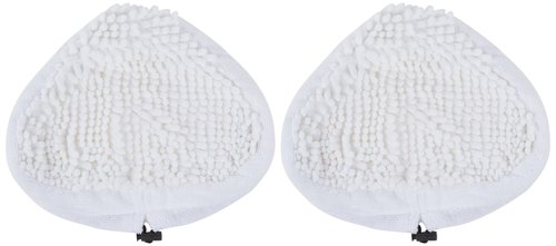 Dirt Devil Shaggy Steam Mop Replacement Pads, Pack of 2, White, For Sealed Hard Floors like Laminate, Tile, Hardwoods and More, Mopping Pad Replacement for Use with Dirt Devil Steam Mop