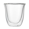 Restaurantware Coffee Cup 12 Pack of 2.72 oz Insulated Double-Wall Glass Borosilicate Coffee Cup Espresso Shot Dishwasher Safe For Hot Drinks