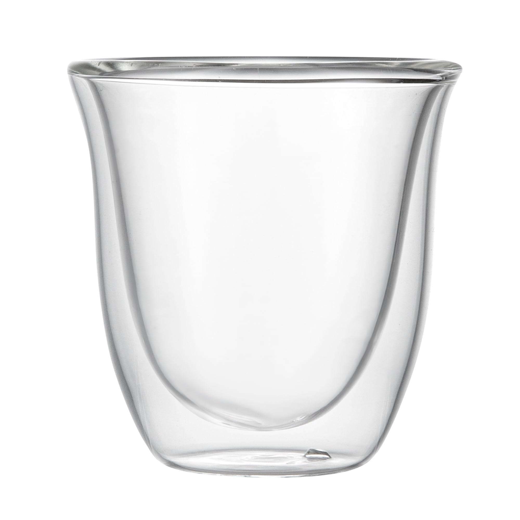 Restaurantware Coffee Cup 12 Pack of 2.72 oz Insulated Double-Wall Glass Borosilicate Coffee Cup Espresso Shot Dishwasher Safe For Hot Drinks