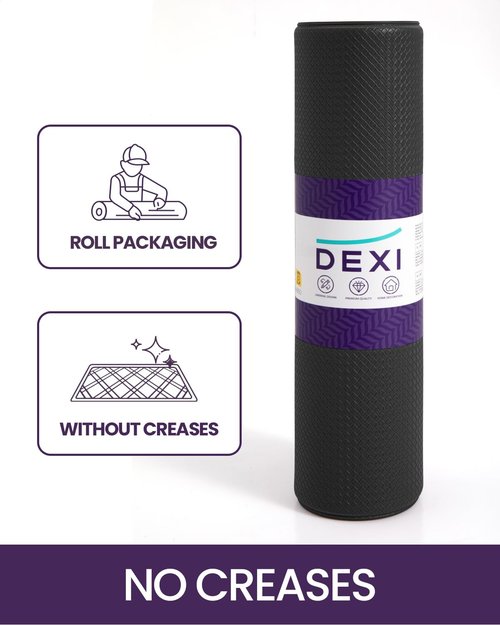 DEXI Kitchen Floor Mats Cushioned Anti Fatigue, 23x71, Large Wide Standing Runner Rug Waterproof, Comfort Memory Foam Padded for Front Sink Laundry, Black