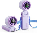 Diveblues Portable Handheld Turbo Fan - 5-Speed Wind, Battery Operated, 12-Hour Runtime | Ideal for Travel & Outdoor Use