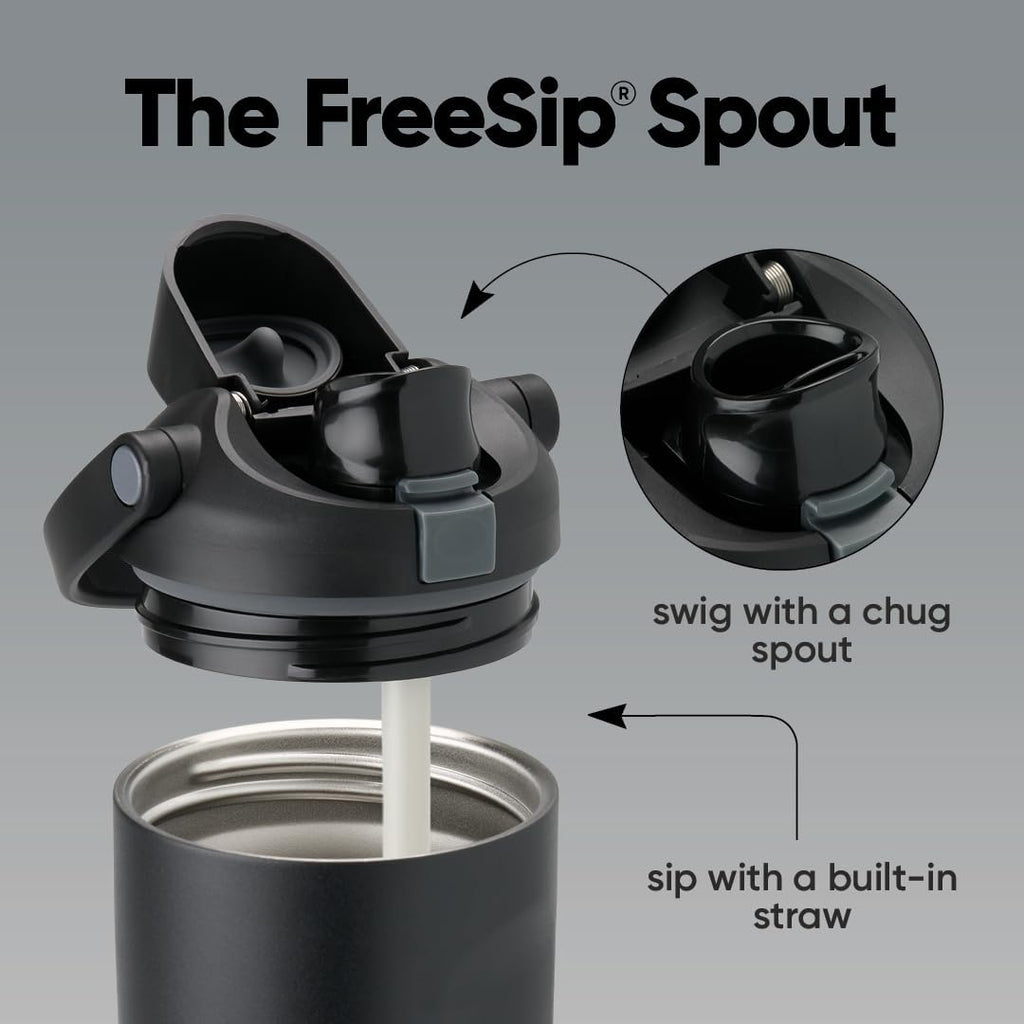 Owala FreeSip Sway Insulated Stainless Steel Water Bottle - 30oz, BPA Free, Leak Proof, Two-Way Spout