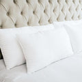 Houseify Tuck Me In Pillow Co. Down Alternative Pillows - Hypoallergenic Queen Size, Set of 2 | Premium Comfort for Side & Back Sleepers