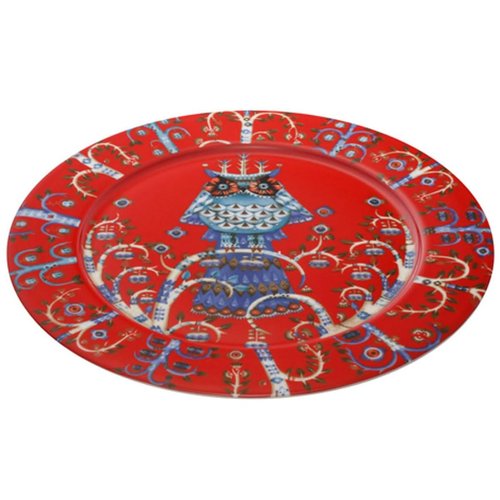iittala Taika Plate, Red, 10.6 inches (27 cm)
