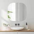 VASUHOME Frameless Bathroom Mirror, 20 x 20 Inch Wall Vanity Mirror, Large Wall Mounted Mirrors for Bathroom, Living Room, Bedroom, Entryway