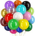 Rainbow Balloons by [Brand Name] - 100 Pcs Assorted 18-Inch Latex Balloons for Parties & Celebrations