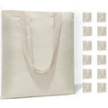 HECTOLIFE 12 Pack Canvas Tote, Reusable Blank Canvas for Shopping,Grocery Bags,DIY Gift Bags