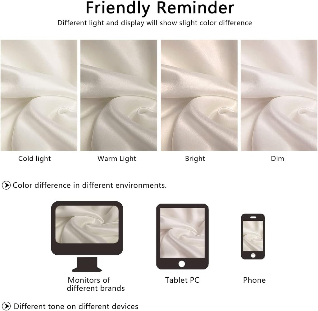 Regine Switzerland Silk Pillowcase Set - Natural Mulberry Silk for Hair & Skin | King Size, White - 2 Pack