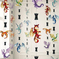 Cheerland Dragon Party Decorations Medieval Dragon Decoration Hanging Fire Wings Garland Geometric Fantasy Castle Streamer Banner Decoration Fantasy Birthday Renaissance Theme Backdrop Pack of 6