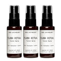 Muse Apothecary Flush Ritual Toilet Spray - Aromatic Essential Oil Blend with Aloe, Eucalyptus & Lavender - Travel Size Mini Collection, 0.45 oz, 3 Pack