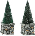 Department 56 Limestone Topiaries Accessory Figurine Set - Perfect for Village Displays (Set of 2)