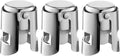 Champagne Stoppers with Stainless Steel Champagne Saver with Food Grade Silicone Leak proof Keep Fresh Suitable for Champagne, Cava, Prosecco and Sparkling (Silver, 3 Pack)