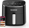 Nuwave Brio Plus Air Fryer - 8 Qt, PFAS-Free, 7 Digital Cooking Functions | Bake, Roast, Dehydrate & More